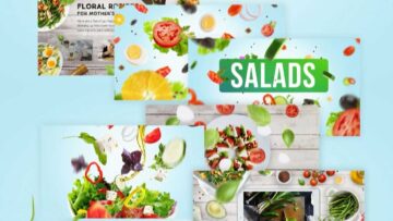 Healthy Cooked Salads Show Template Pack – Video Template