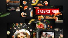 Japanese Food Cooking Show Template Pack – Video Template