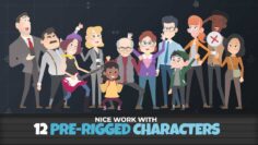 2D Character Rigging Animation Toolkit – Video Template