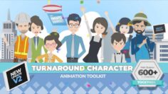 Cartoon Turnaround Character Animation Toolkit – Video Template