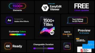 1500 Animated Video Titles, The Indispensable Titles Pack – VideoTemplate.co