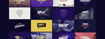 Creative Event Titles Animation – 33 Modern Event Titles | Video Template