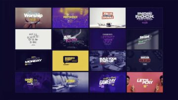 Creative Event Titles Animation – 33 Modern Event Titles | Video Template