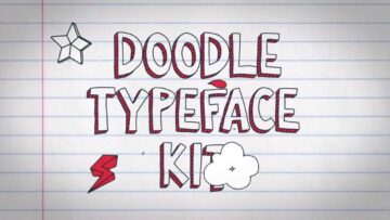 Doodle Text Font Animation – Cartoon Typeface Doodle | Video Template